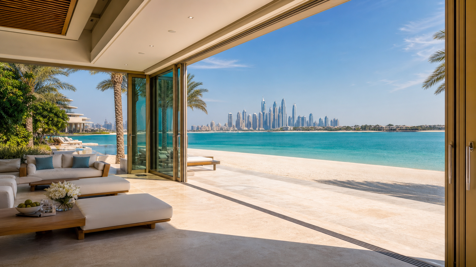 Palm Jumeirah Oceanfront Beach Resort Villa
